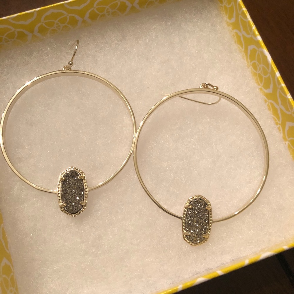 Kendra Scott Elora Gold Hoop Earrings